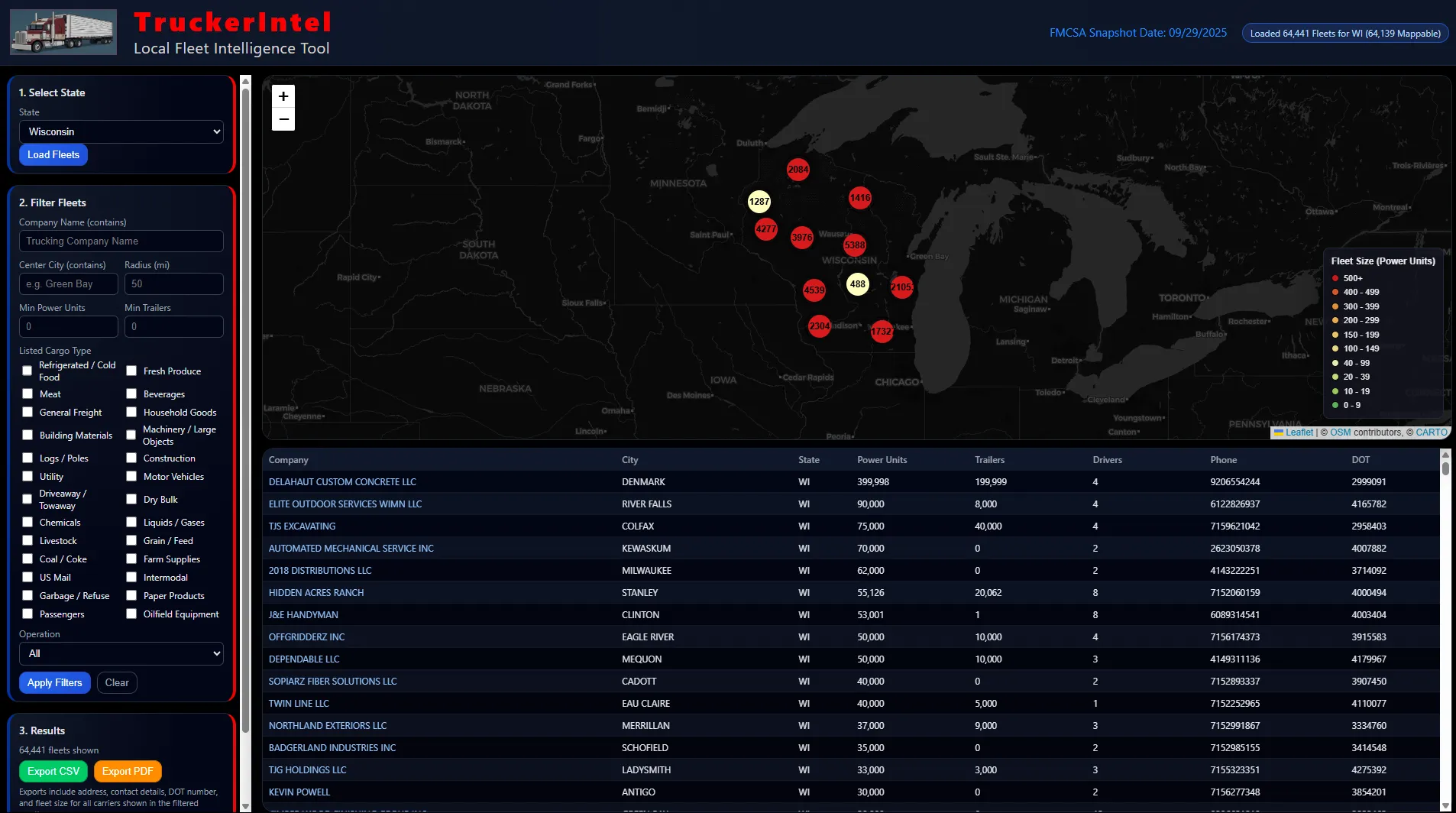 TruckerIntelligence Version 1
